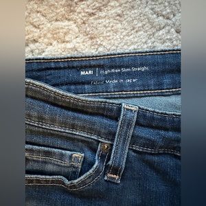 AG: Size 24 - Dark Denim - High Rise Slim Straight (inseam 27.5)